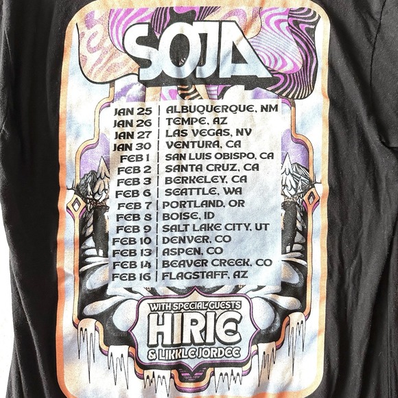 Next Level Apparel Other - Soja Concert T Shirt S Small 2024 Tour Hirie Reggae Grammy